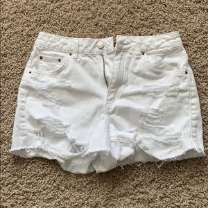 TOPSHOP White Shorts
